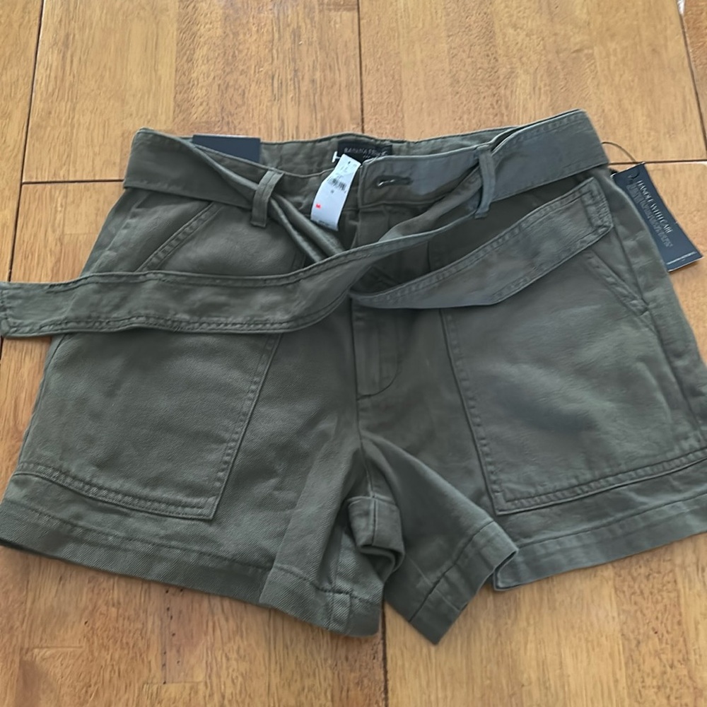 Banana Republic Olive Green Women Shorts